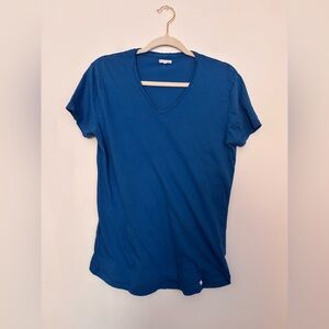 Orlebar Brown Classic Blue V-Neck Tee